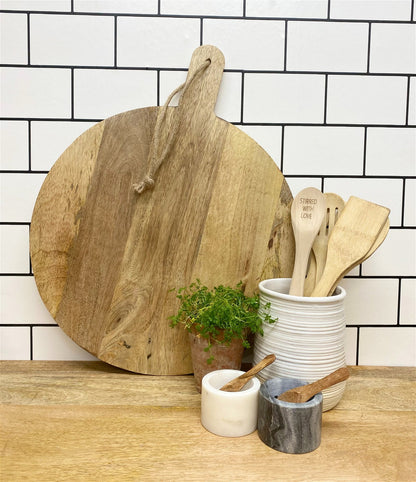 Round Wooden Chopping Board - BerPar