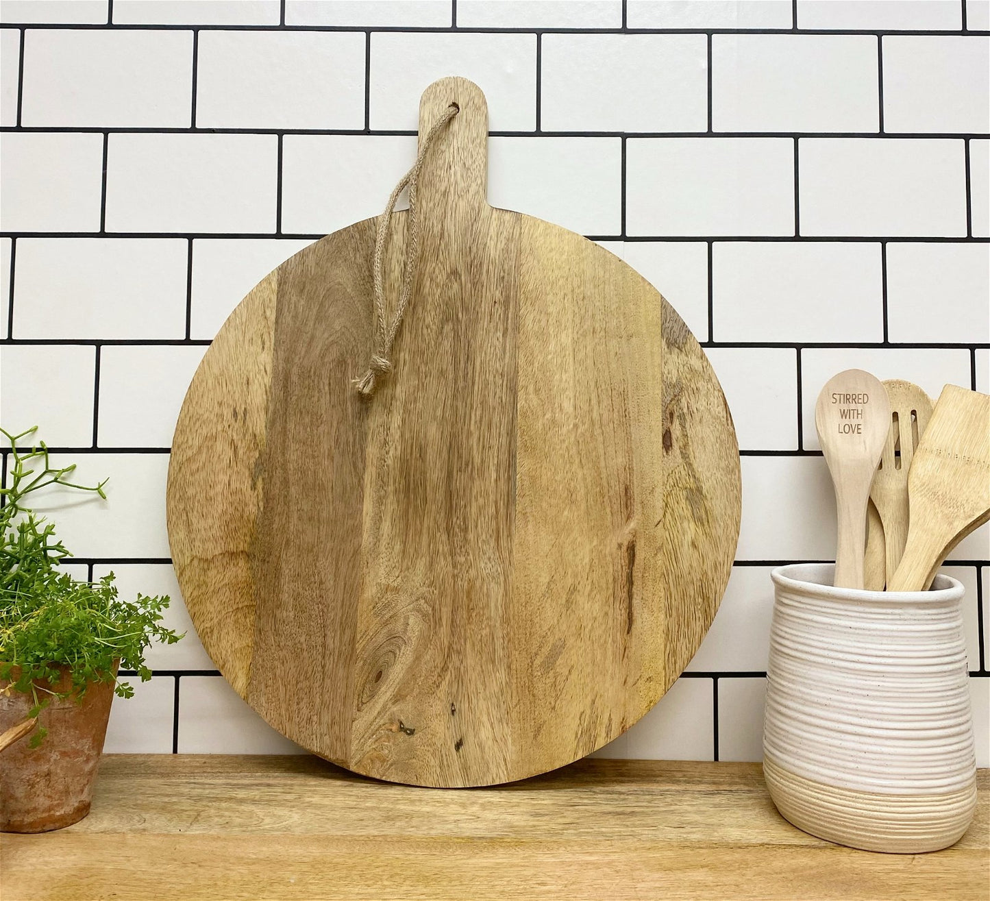 Round Wooden Chopping Board - BerPar