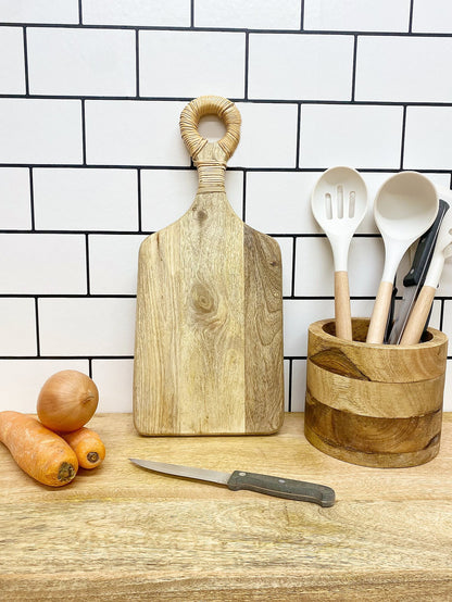 Chopping Board With Hoop Handle