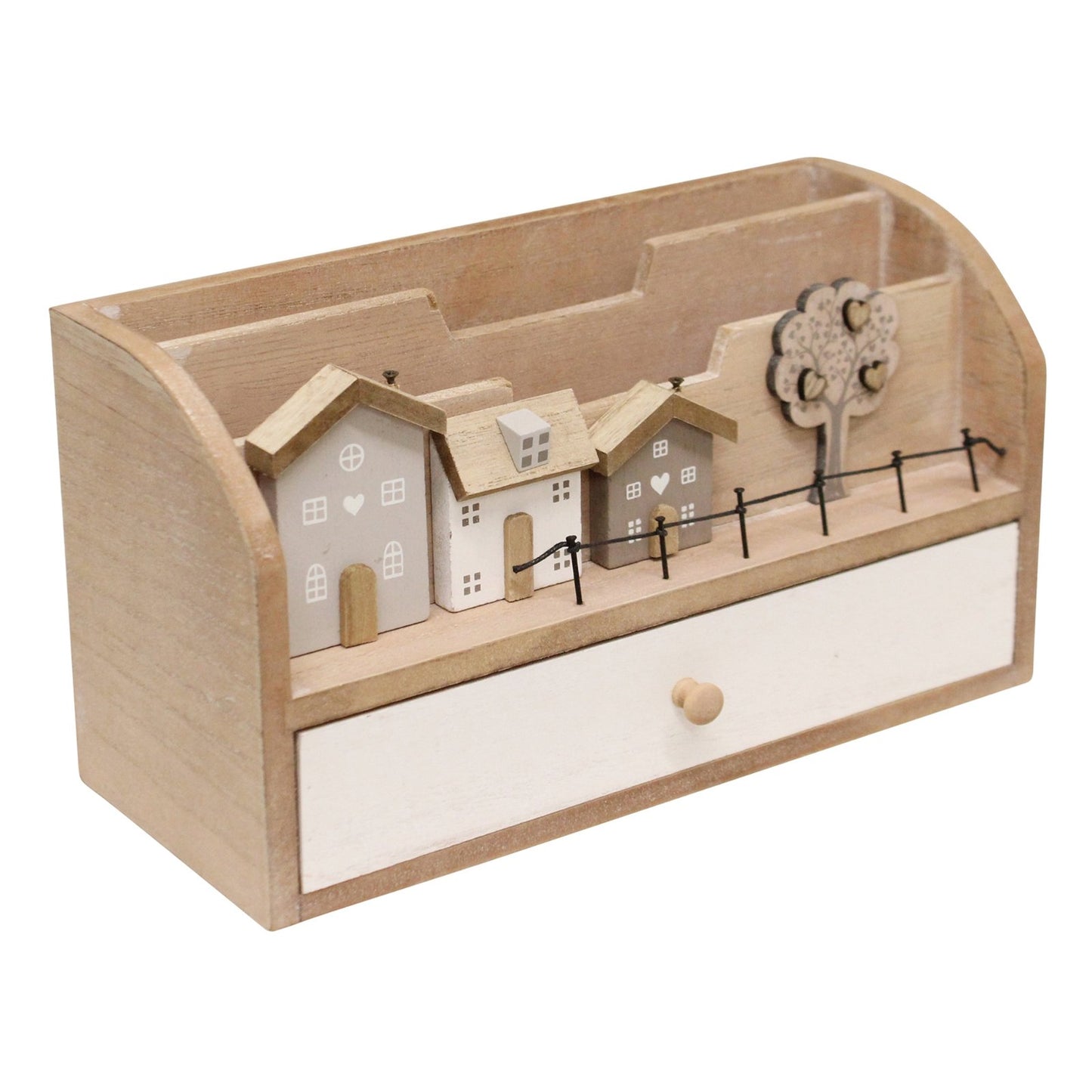 Letter Rack With Drawers, Wooden Houses Design