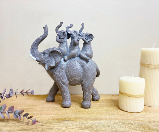 Elephant Family Ornament