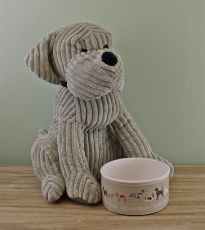 Small Ceramic Dog Bowl, 13cm