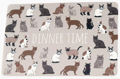 Wipeable Cat Themed Placemat 30x45cm