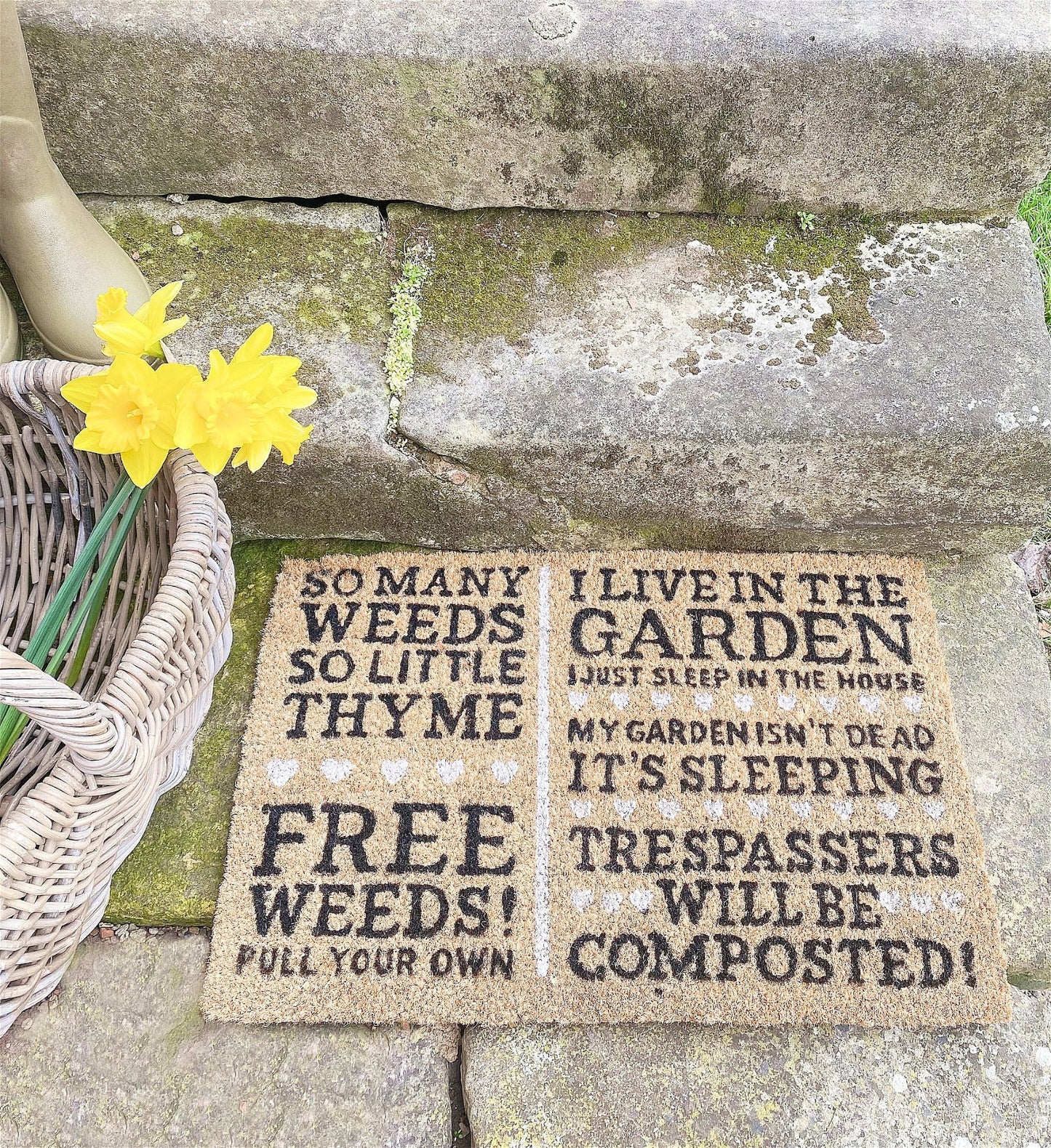 Free Weeds Potting Shed Doormat