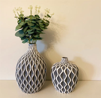 Grey Serenity Vase Small