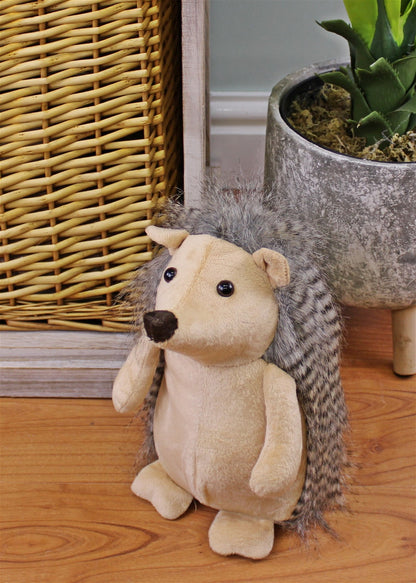 Hedgehog Doorstop with Brown Body