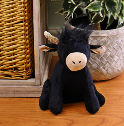 Highland Cow Doorstop, Black