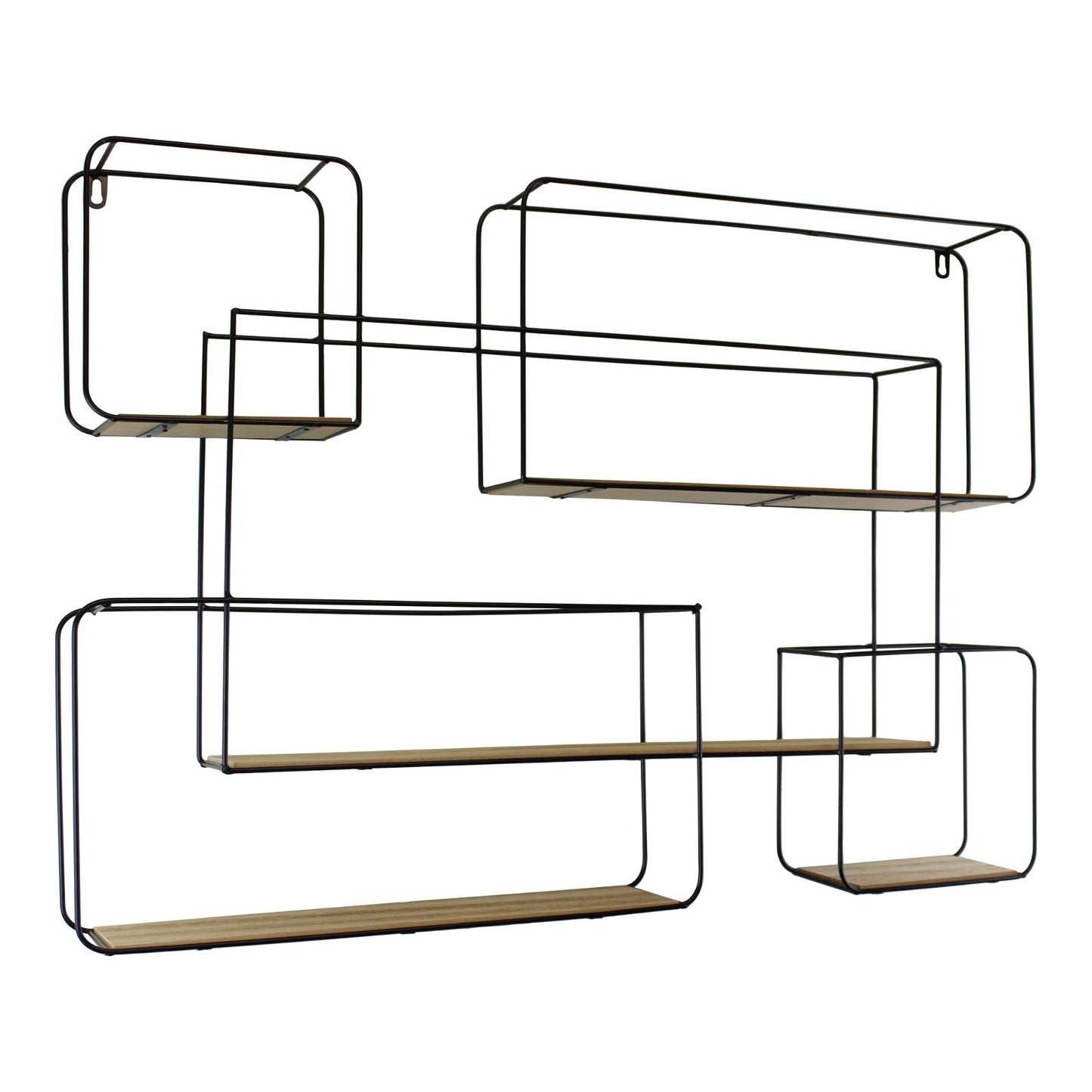 Extra Large Rectangular Metal Wall Shelf