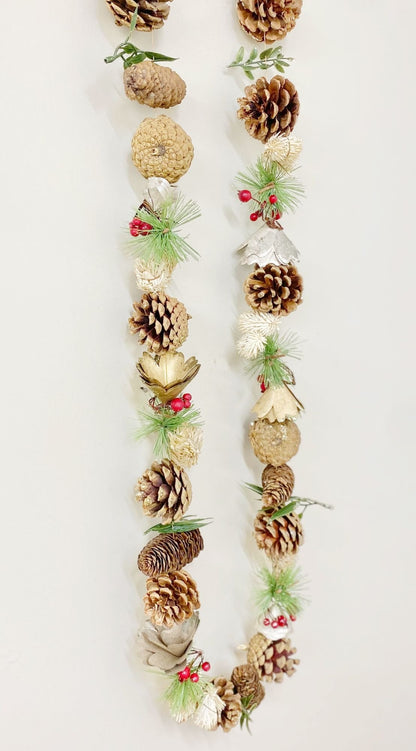 Fir Cone Botanical Christmas Garland 150cm