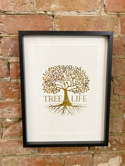 Gold Tree Of Life Print 40cm