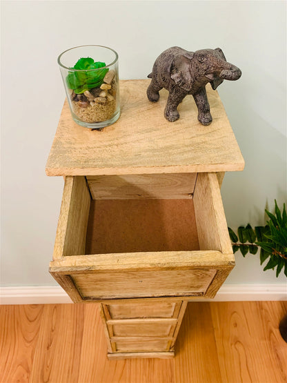 Wooden Cabinet With Six Drawers