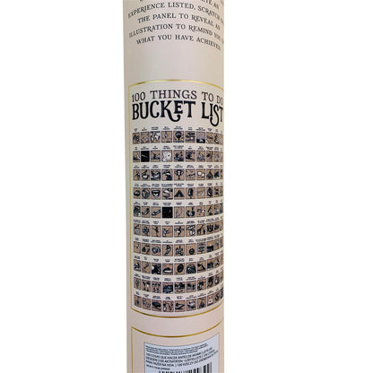 Bucket List Scratch Poster 74cm