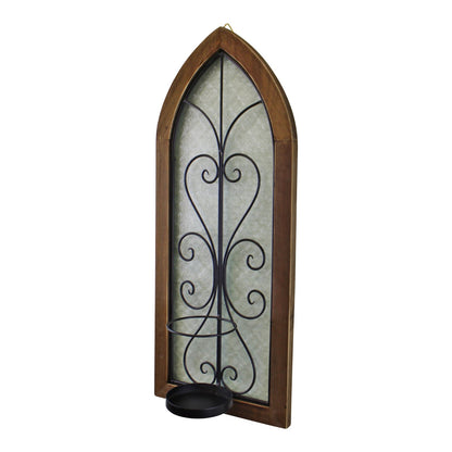 Candle Wall Sconce, Church Window Design