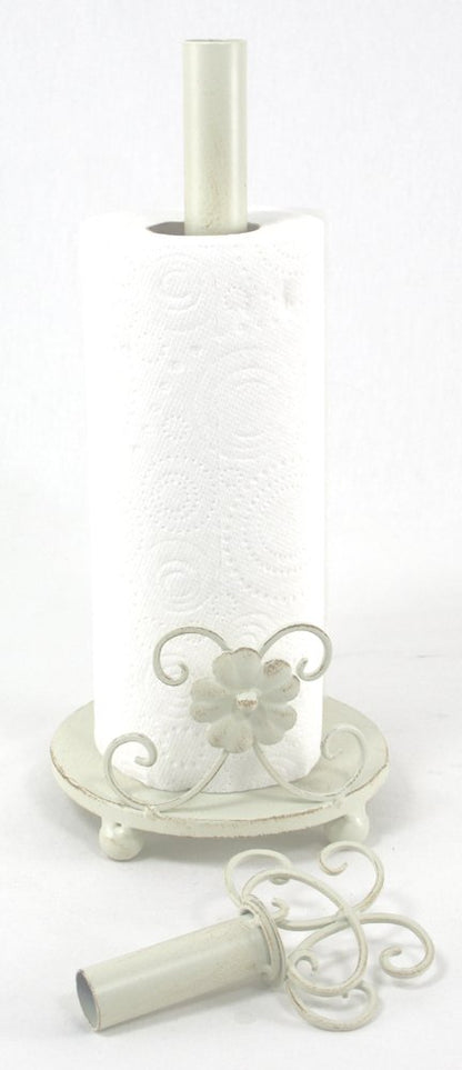 Cream Daisy Kitchen Roll Holder